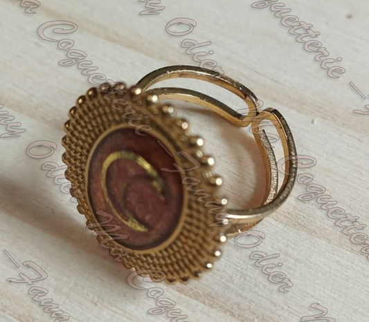 Bague Clair de Lune Noisette