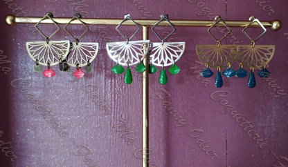 Boucles d'oreille Rosace Bohème