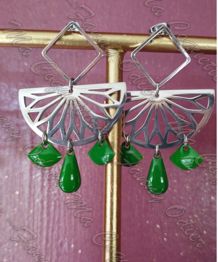 Boucles d'oreille Rosace Bohème