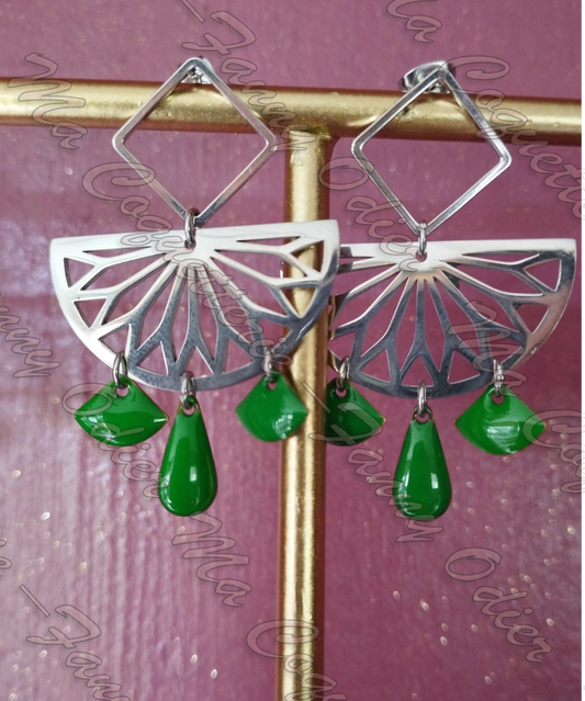 Boucles d'oreille Rosace Bohème