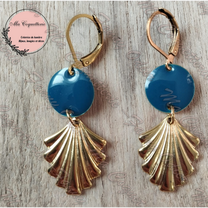 Boucles d'oreille Feuille Enchantée