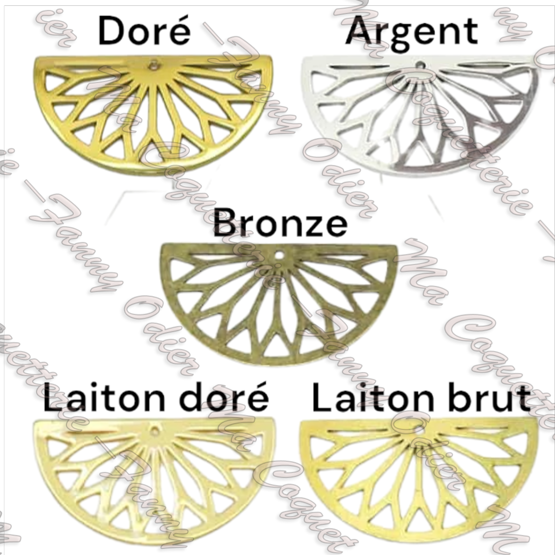 Boucles d'oreille Rosace Bohème