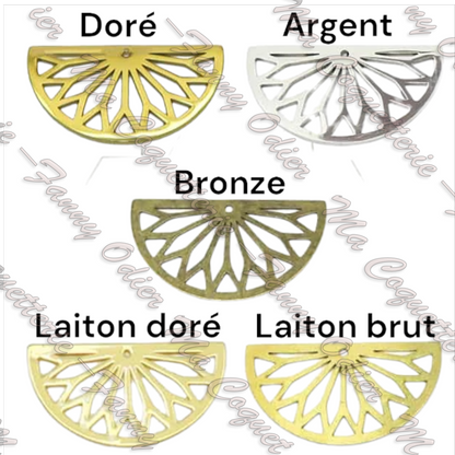 Boucles d'oreille Rosace Bohème