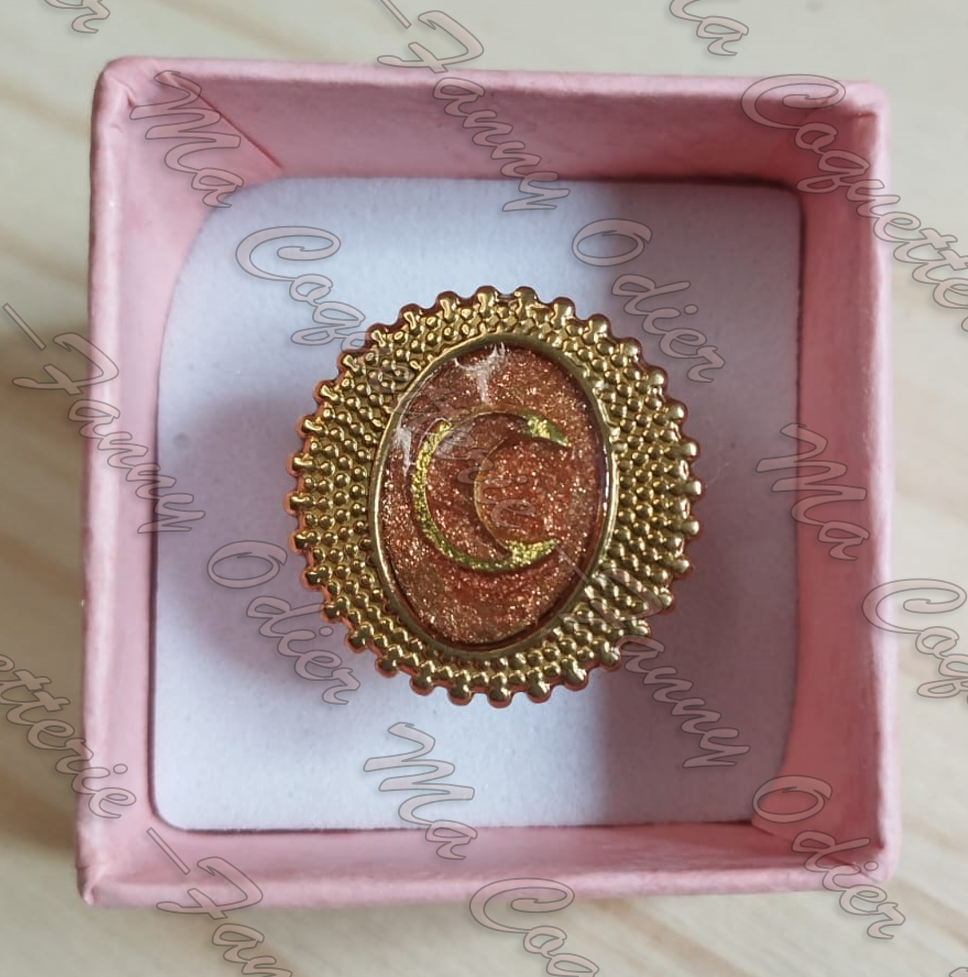 Bague Clair de Lune Noisette