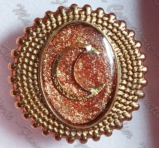 Bague Clair de Lune Noisette
