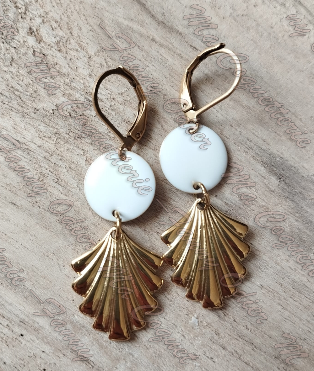 Boucles d'oreille Feuille Enchantée
