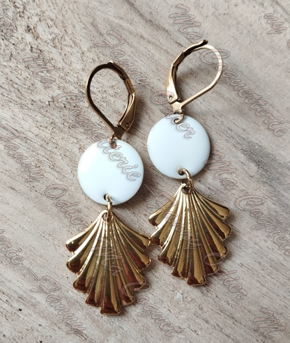 Boucles d'oreille Feuille Enchantée