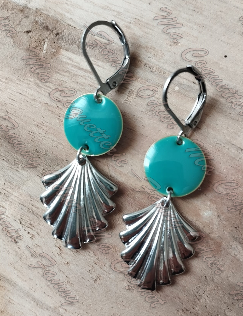 Boucles d'oreille Feuille Enchantée