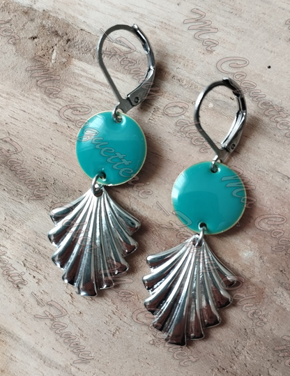 Boucles d'oreille Feuille Enchantée