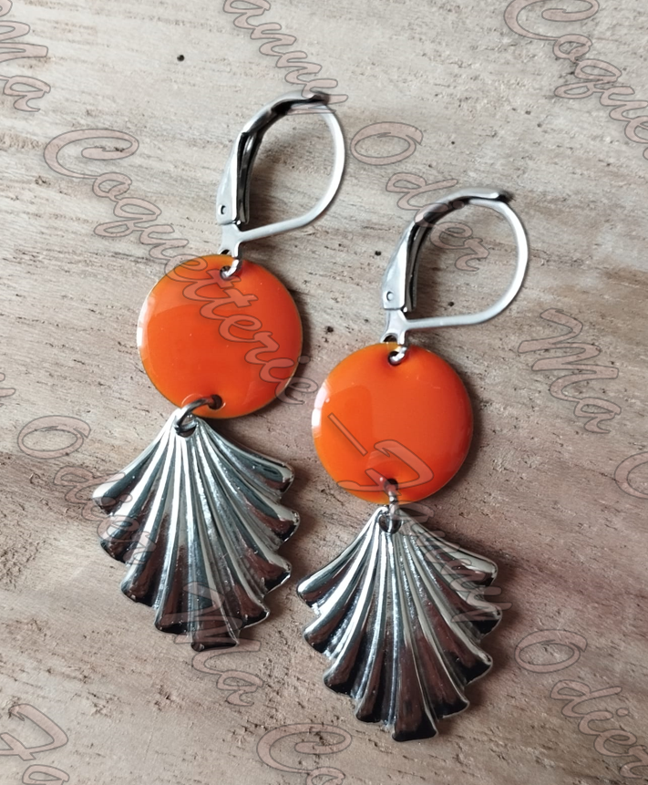 Boucles d'oreille Feuille Enchantée