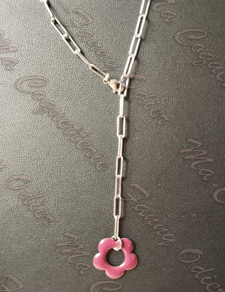 Collier Colibri en Fleurs