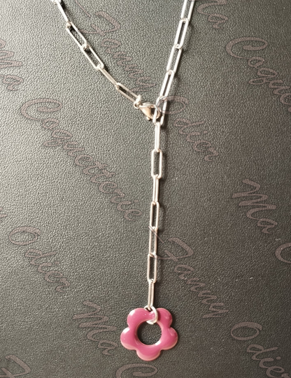 Collier Colibri en Fleurs